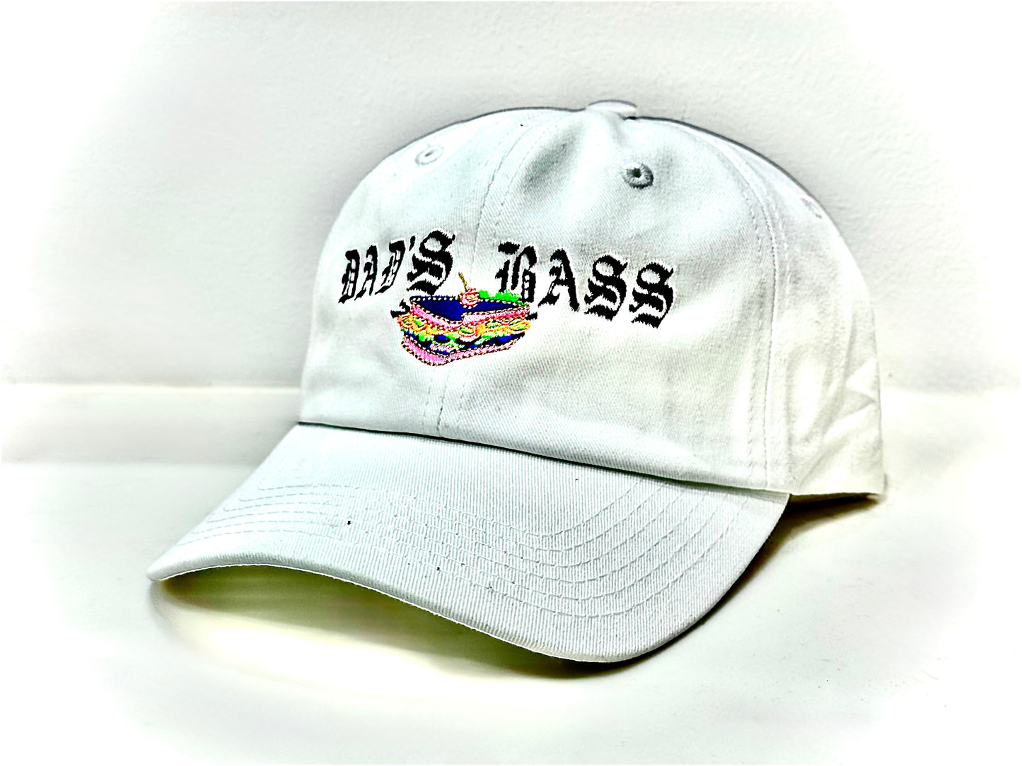 Dad's Bass Hat (White)